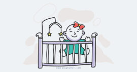 Baby In A Crib