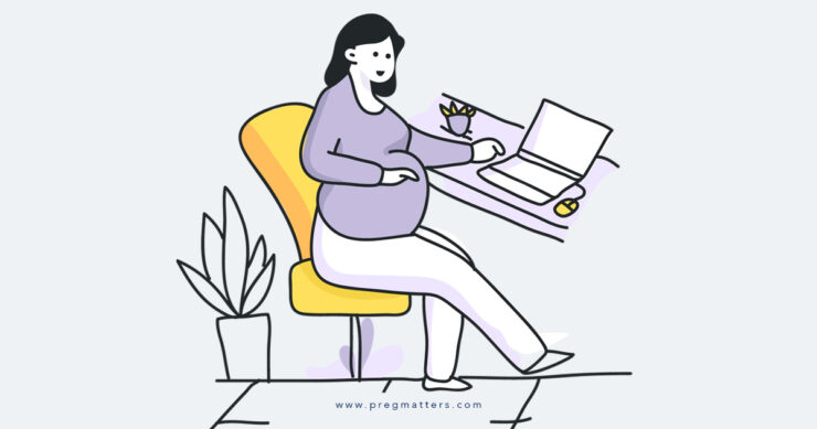 Working Pregnant Woman